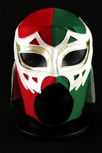 Volador - Red, Green and White Mexican Mask