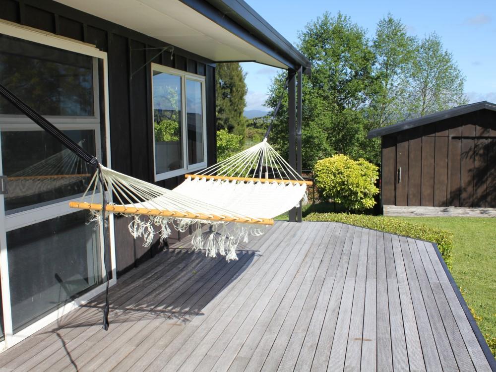 Mexican Spreader Bar Hammock - Polyester - White