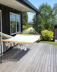 Mexican Spreader Bar Hammock - Polyester - White