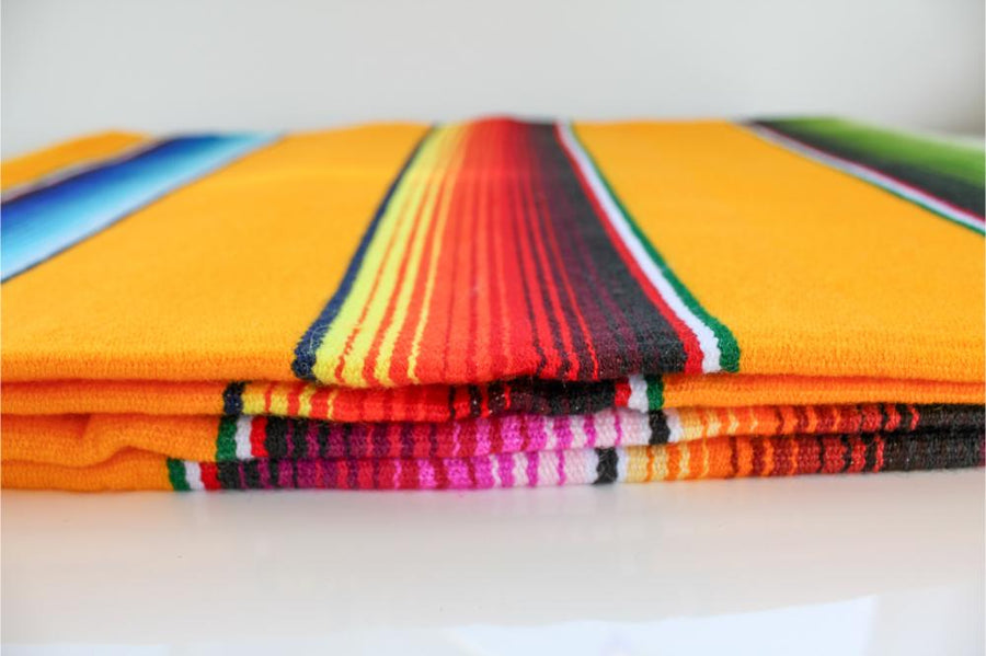 Yellow Mexican Rug