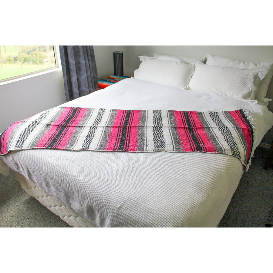 Striped Mexican Rug