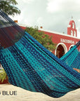 Two Tone Blue Mexican Hammock
