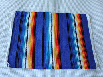 Sarape Place Mat Set - Blue