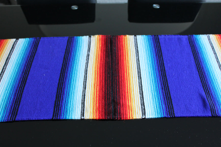 Blue Mexican Styled Table Runner