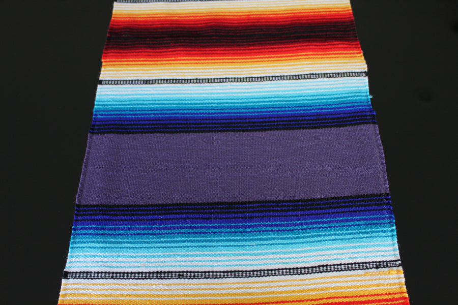 Purple sarape style runner