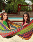 Multi-colour Mexican thick string hammock