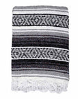 Black and white striped Falsa blanket