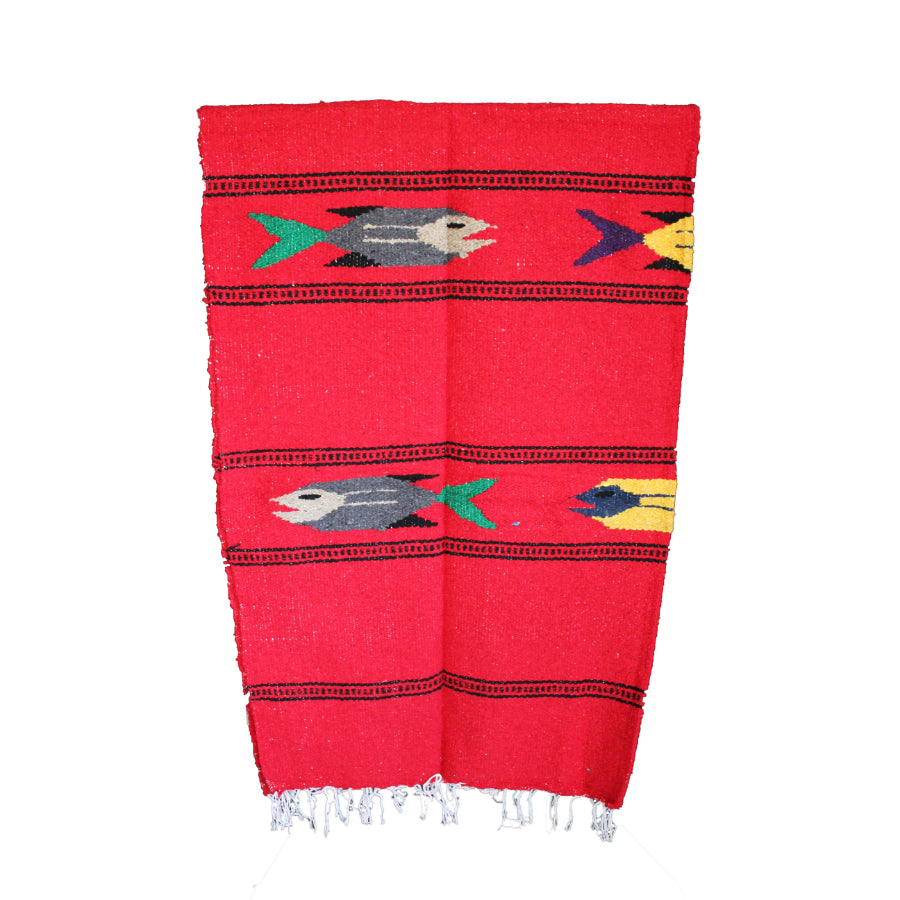 Blanket from Mexico - beach theme - fish blanket