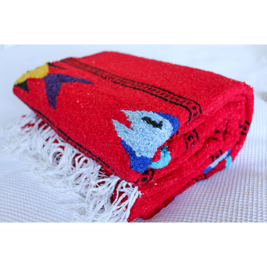 Fishing blanket - Mexican fish design woven blanket