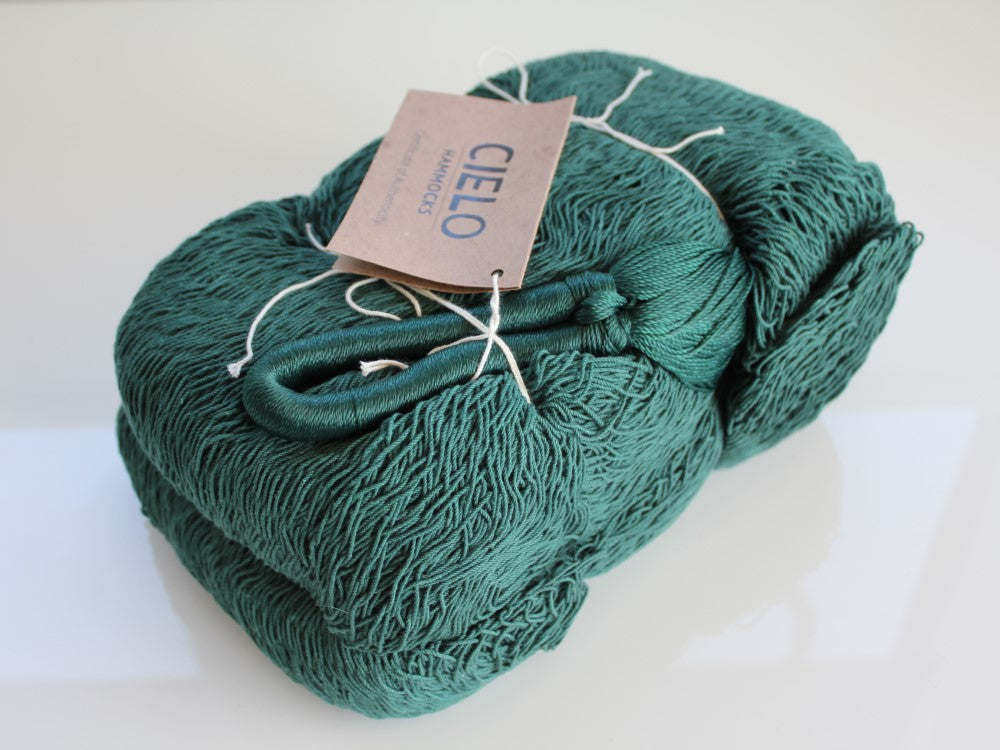 Forest Green Mexican Woven Hammock