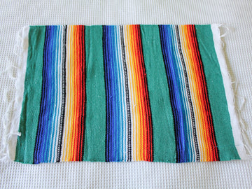 Sarape Place Mat Set - Green