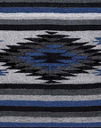 Diamond centered woven Mexican blanket