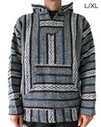 Mexican Baja Hoodie - Grey