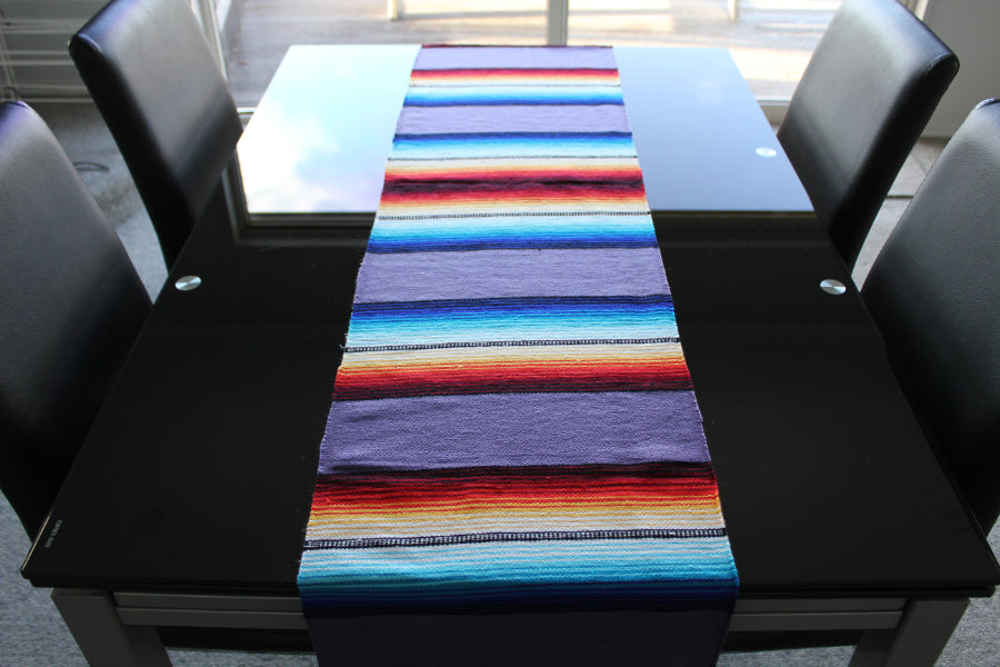 Runner for glass table