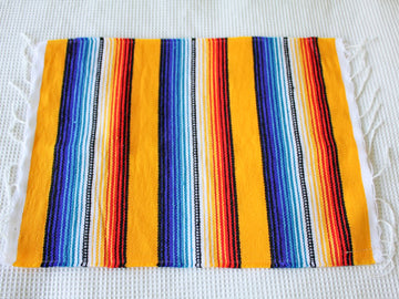 Sarape Style Orange Placemat
