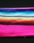 Pink sarape style table runner