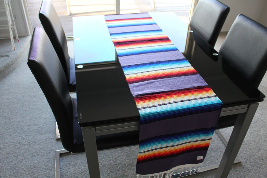 Sarape Table Runner - Purple